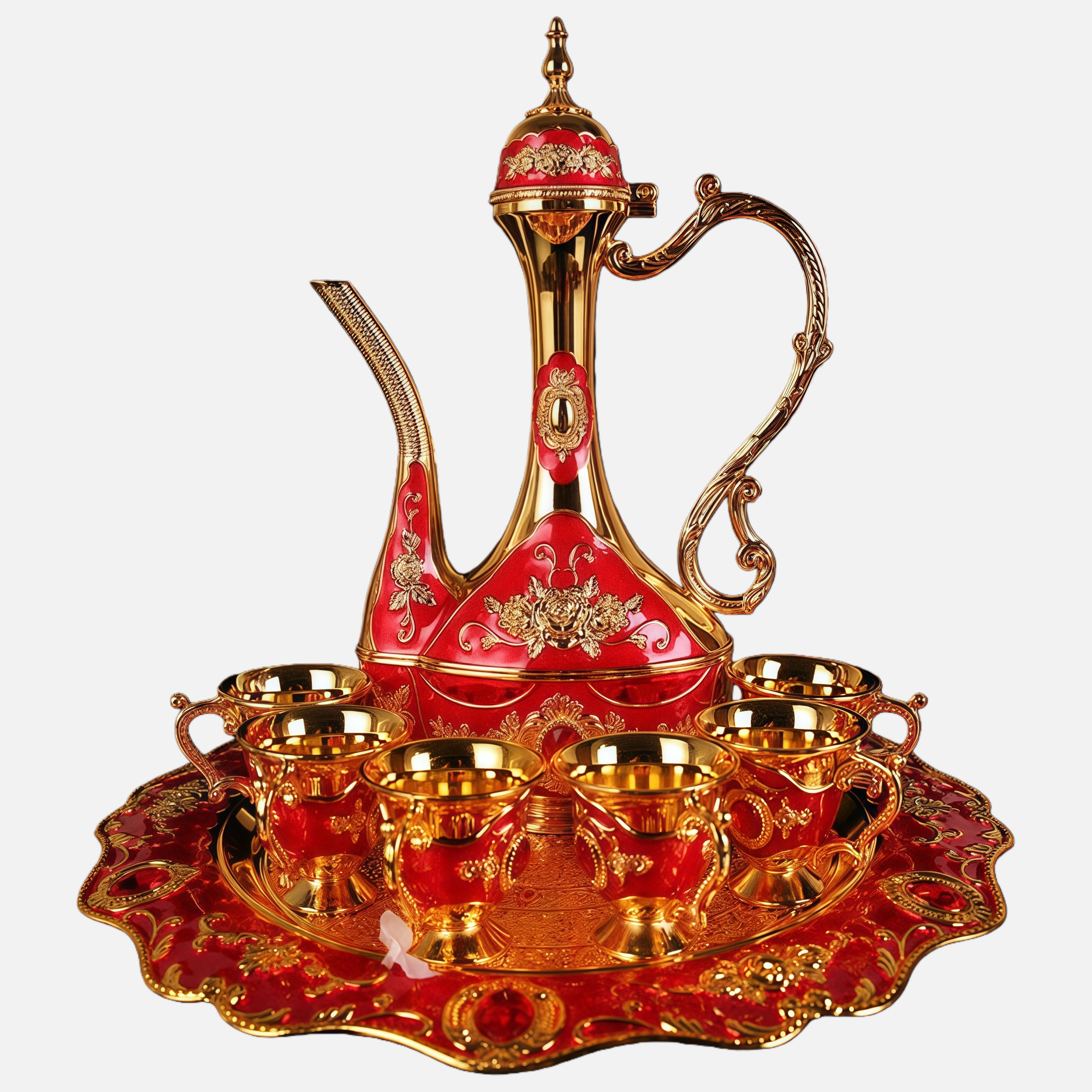 Luxury Wine Decanter Set – Elegant Gift Set with Cups & Tray for Special Occasions