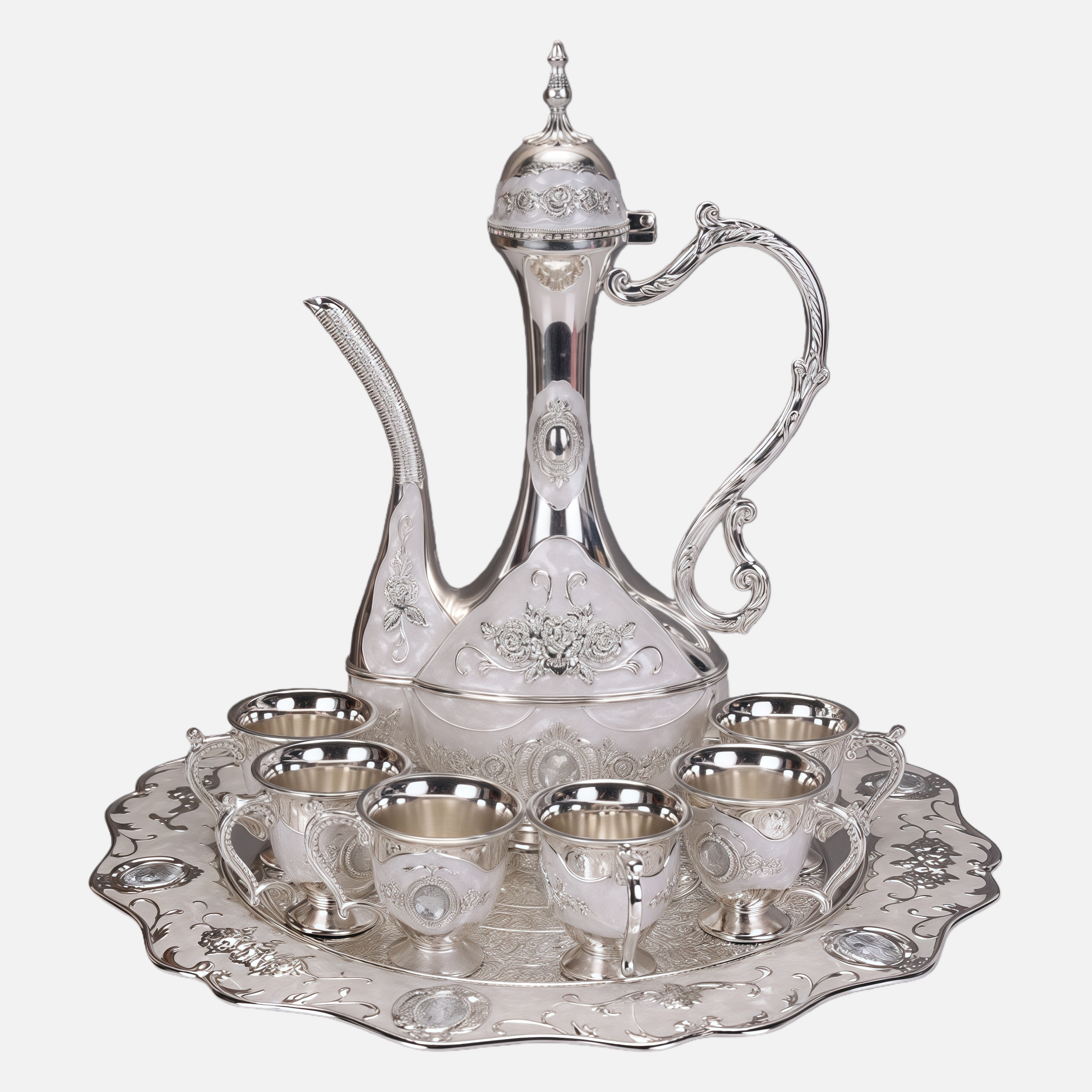 Luxury Wine Decanter Set – Elegant Gift Set with Cups & Tray for Special Occasions