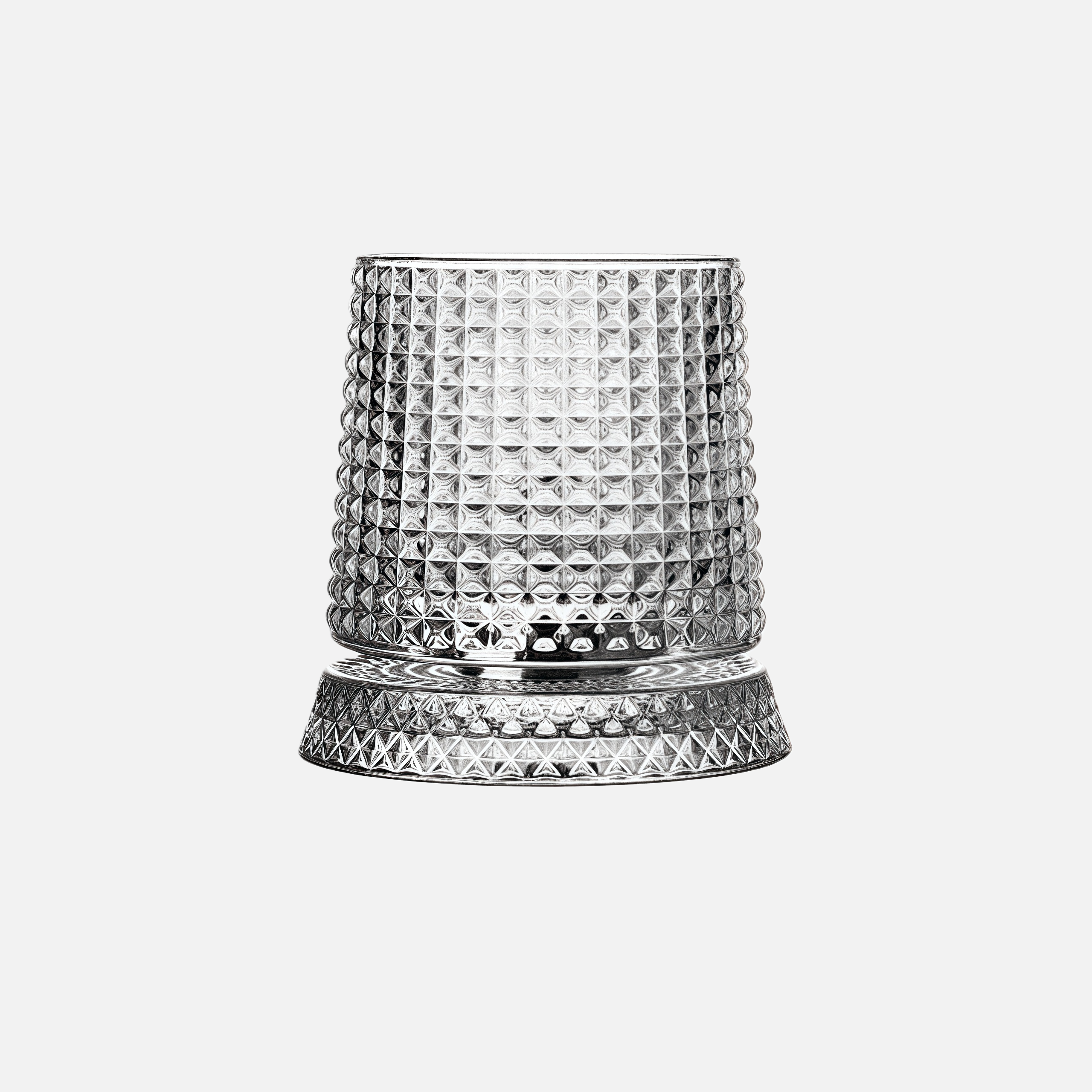 Crystal Swivel Whiskey Glass – Rotating Base Tumbler for Smooth Drinking