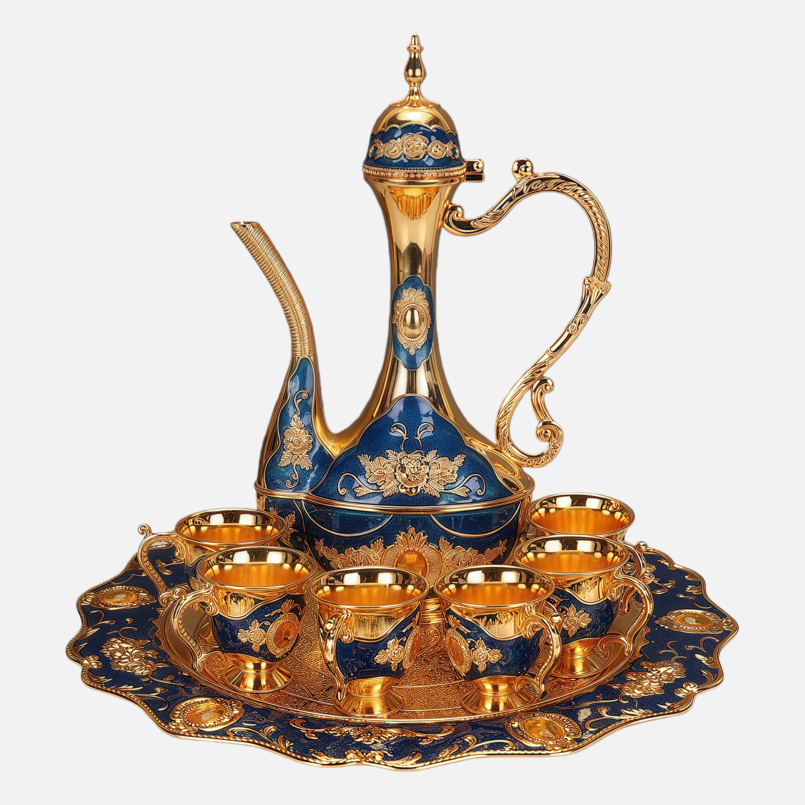 Luxury Wine Decanter Set – Elegant Gift Set with Cups & Tray for Special Occasions