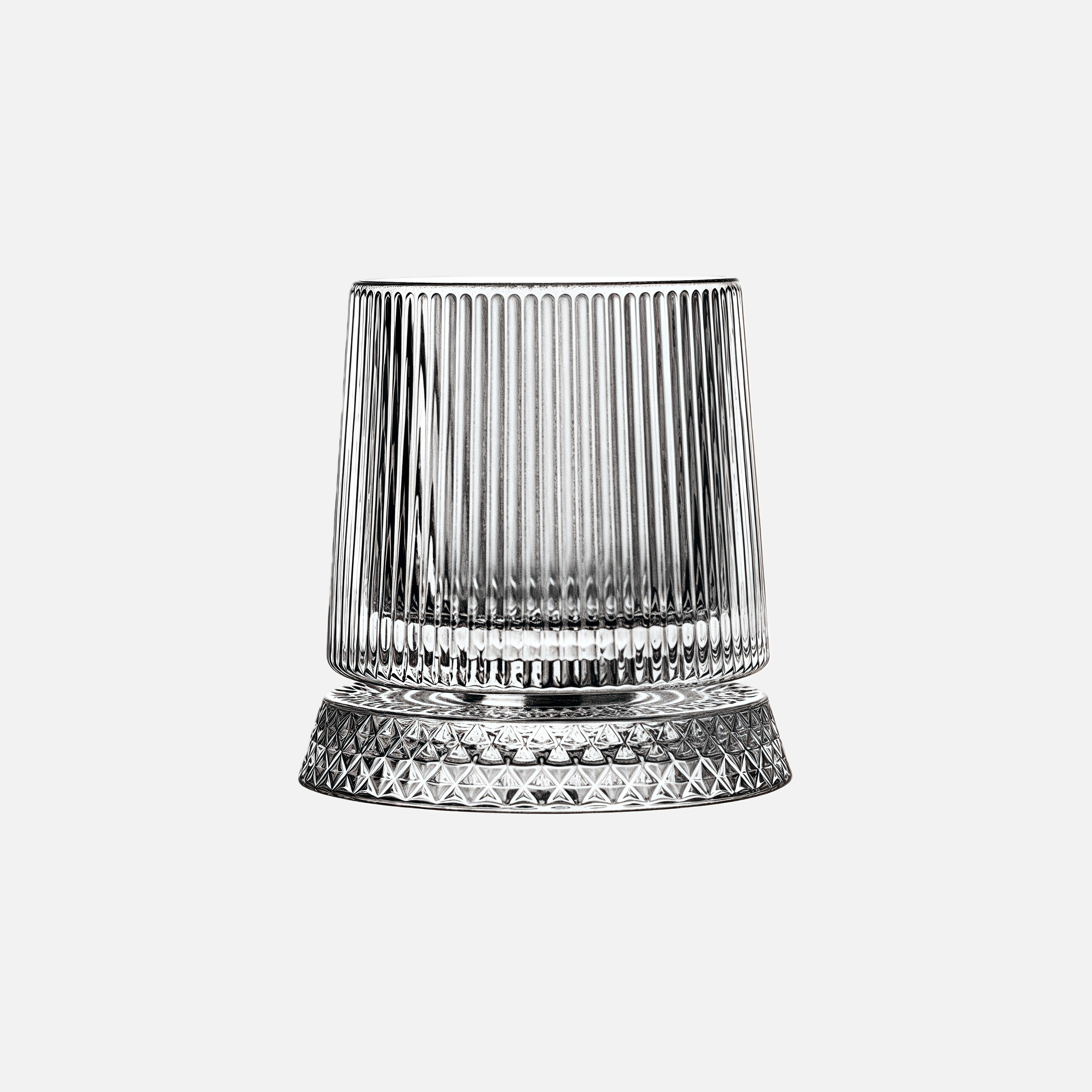 Crystal Swivel Whiskey Glass – Rotating Base Tumbler for Smooth Drinking