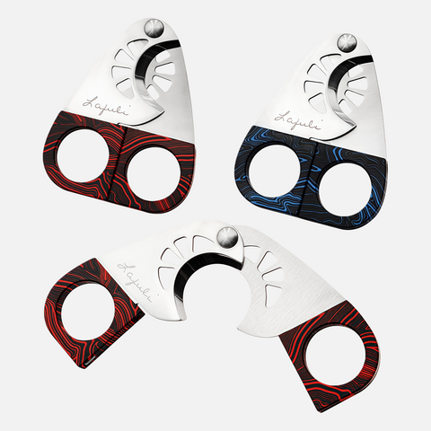 Elegant Double Blade Cigar Cutter – Stainless Steel with Precision Cut
