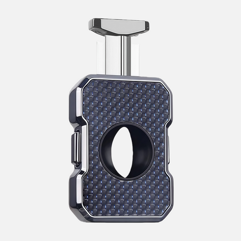 Portable Slider Cigar Cutter – Compact Precision Pocket Tool with Push Blade Design