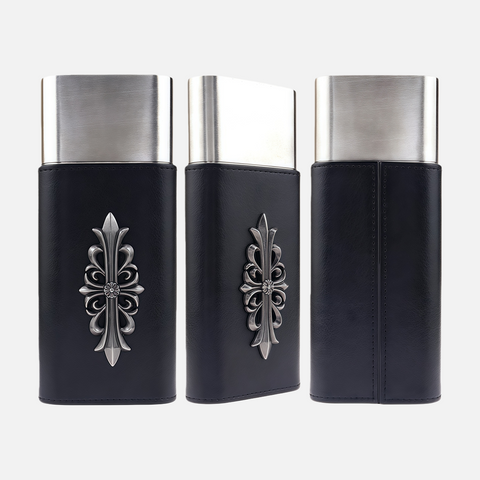 Leather Cigar Case – Portable Travel Cigar Holder for Men