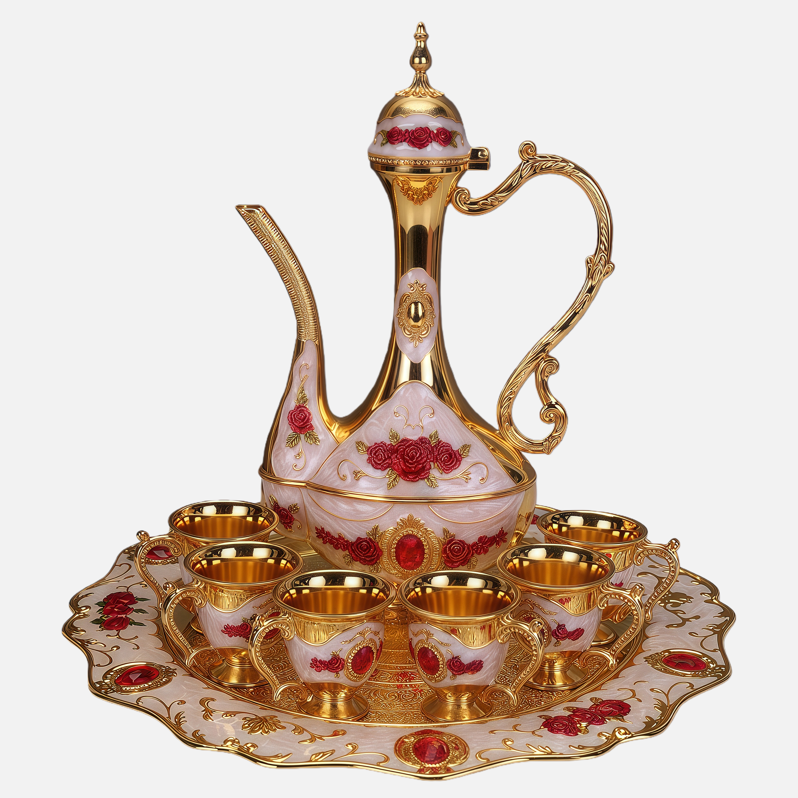 Luxury Wine Decanter Set – Elegant Gift Set with Cups & Tray for Special Occasions